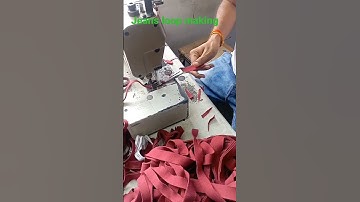juki flatlock folder jeans loop making #folder #loop #yamato #viral #ytshorts