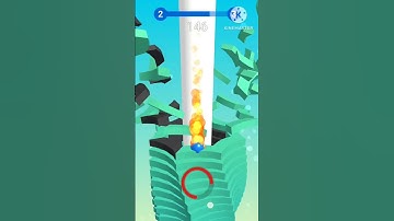 Stack Ball Gameplay || Level 2 || #shorts #trendingshorts #youtubeshorts #ytshorts