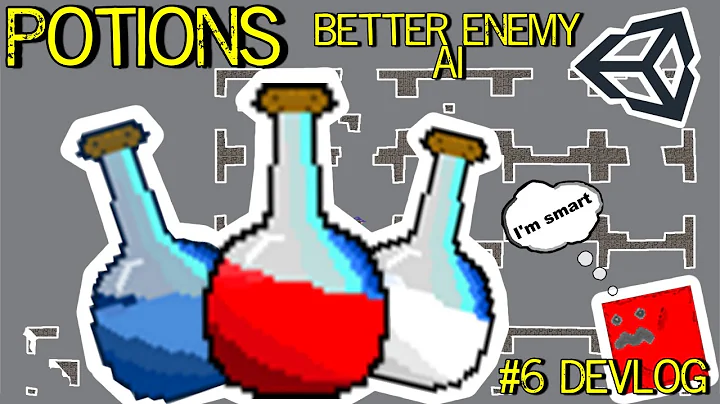 Adding Potions & Better Enemy AI to my Game | #6 Mape Devlog Indie Game Unity