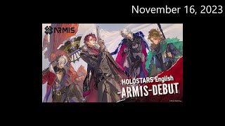 November 16, 2023 - Short G-List Villain Reaction to #holoARMIS