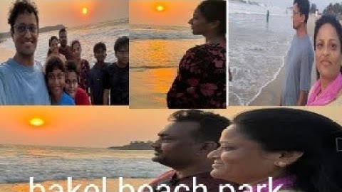 Kasaragod bekal beach park#kerala trip video in deepa chandu