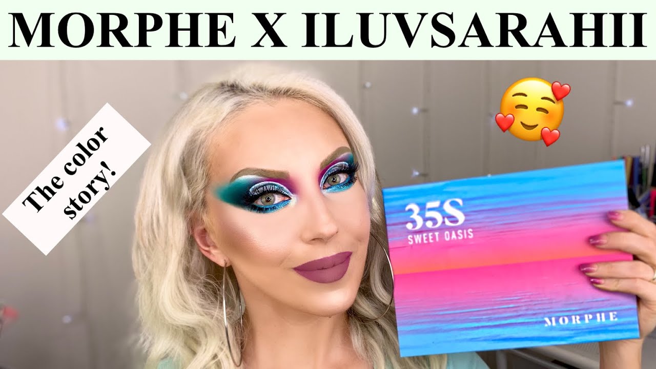 MORPHE 35S SWEET OASIS PALETTE REVIEW, SWATCHES, TUTORIAL