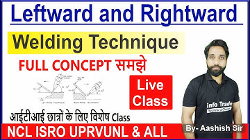 Leftward and Rightward Welding Technique || important Topic for all Technical Exam