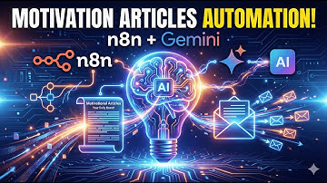 Build a Workflow That Writes & Emails Motivational Articles Daily | n8n Automation