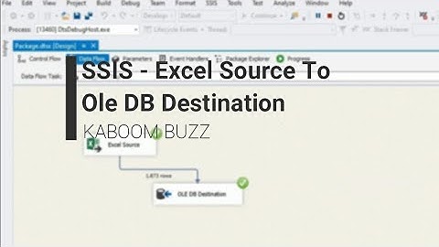 SSIS Excel Source To Ole DB Destination