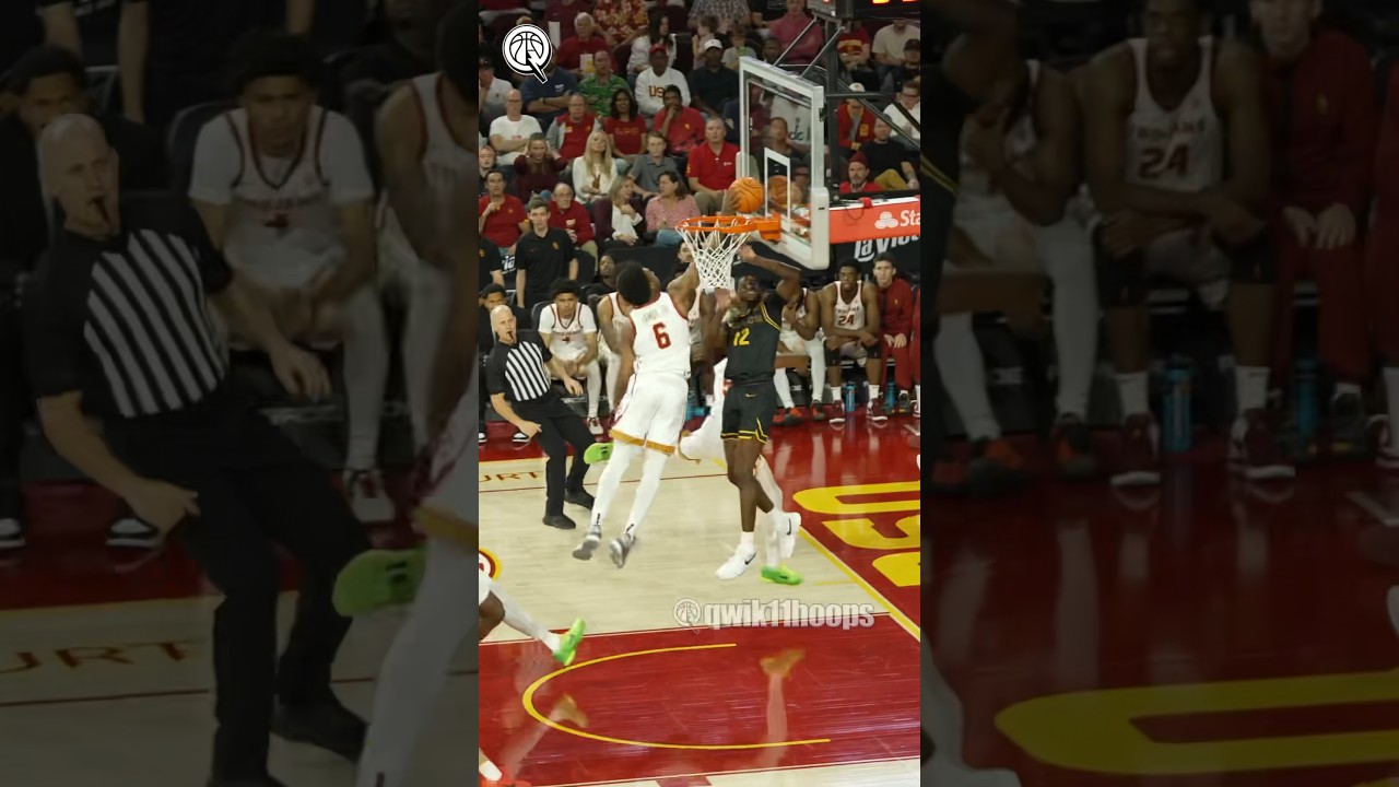 Bronny James First College Block at USC! 