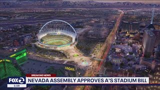 Nevada Assembly approves A's stadium bill