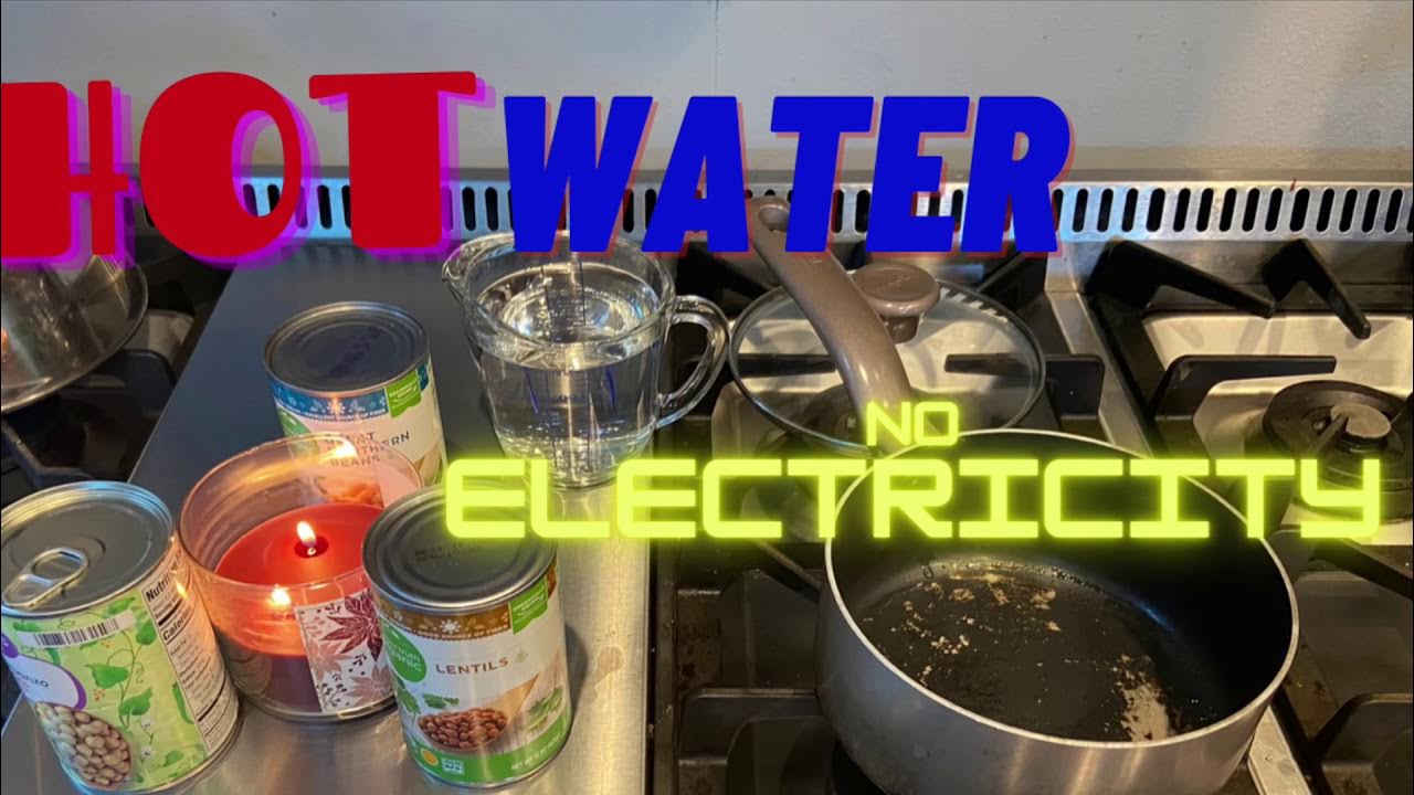 How to Boil Water When the Power is Out