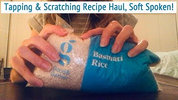 ASMR * Fast Tapping, Scratching & Crinkling * Indian Grocery Haul * Soft Spoken * ASMRVilla