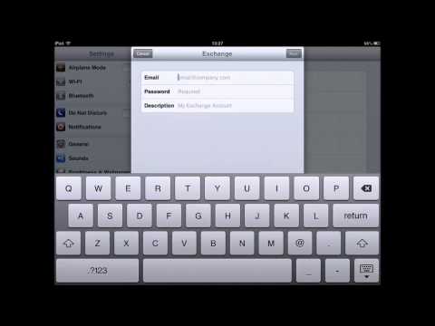 NTU Email setup on an iPhone/iPad