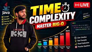Information TIME COMPLEXITY in Java 🔥 | Learn Big-O from ZERO to HERO | Complete DSA Guide 🚀 | LIVE Update