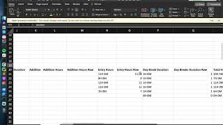 47  Staff Timesheet Excel Report