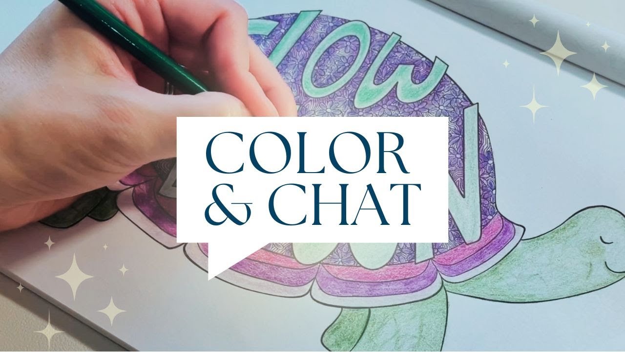 4 Reasons you NEED to Slow Down | Therapeutic Art Chat for the Chronically Busy (color w me 11)