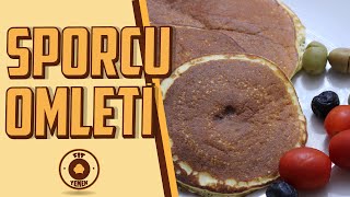 Lor Peynirli Omlet - 38 gram protein - FitYemek