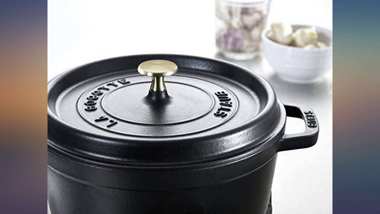 Staub 4-Qt Matte Black Cocotte + Reviews