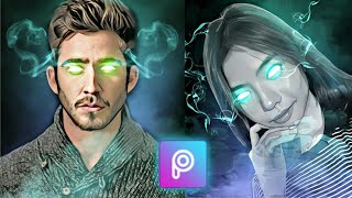 3D Picsart Glow Eyes Smoke Effect - Picsart Tutorial