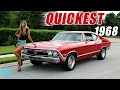 10 quickest muscle cars of 1968  what they cost then vs now