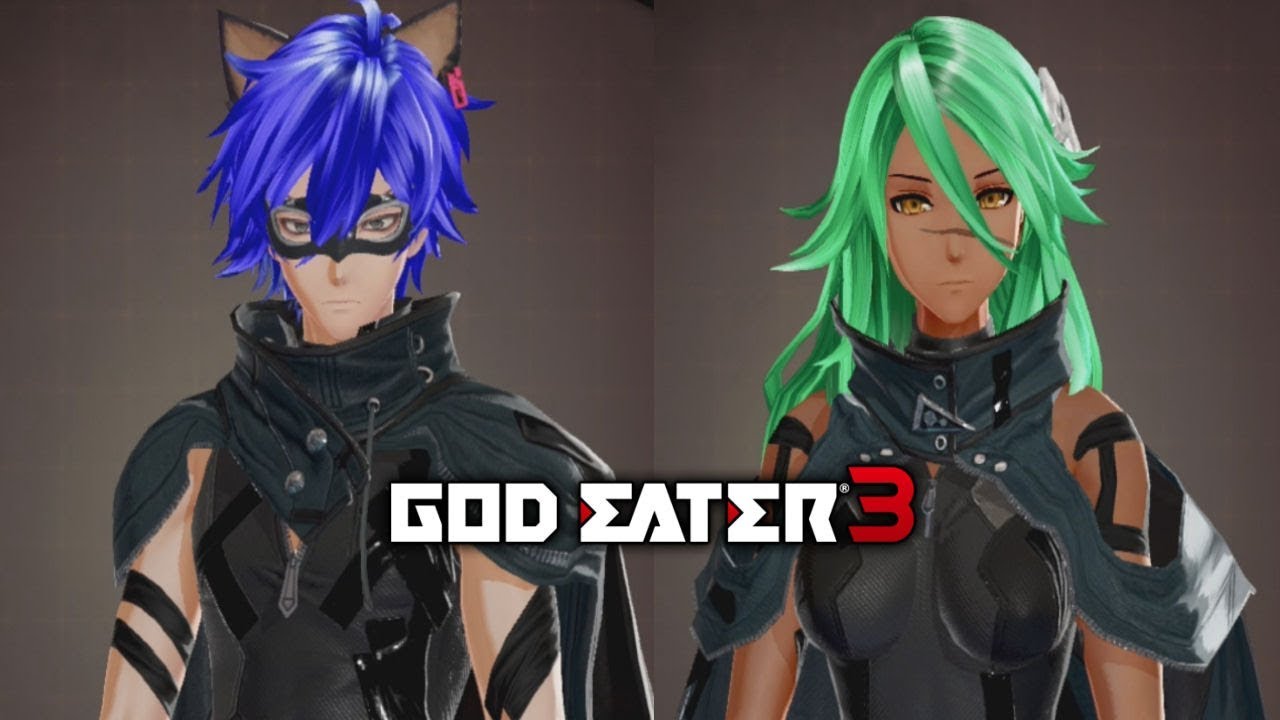 God Eater 3 - Character Creation and Customization Options For Male And Female Characters
