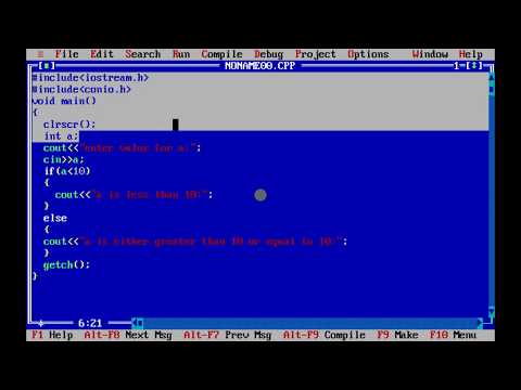 program to demonstrate if-else statement example 3 , check whether number is less than 10 or not