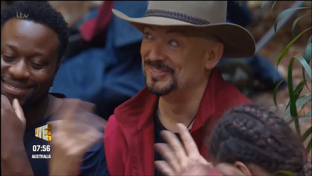 Boy George scenes in I'm a celebrity 2022 Episode 7, 12.11.2022