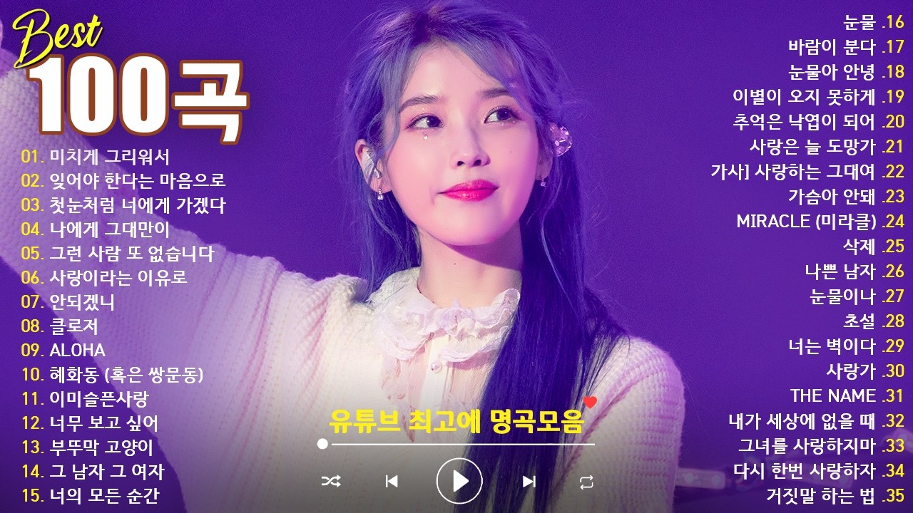 광고 없이 감상하는 BEST 100곡 💖 하루 종일 듣기 좋은 감성 발라드 플레이리스트 💌 김범수 /임창정/박효신/성시경/ 백지영/ 더원/태연/박명수