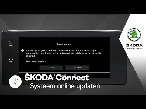 ŠKODA Connect - Systeem online updaten