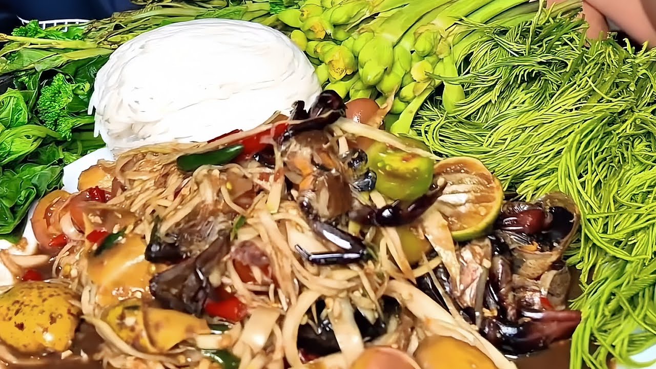 อีสานพาสวบ ตำปูปลาร้านัวๆ #shortvideo #อีสานพาสวบ 