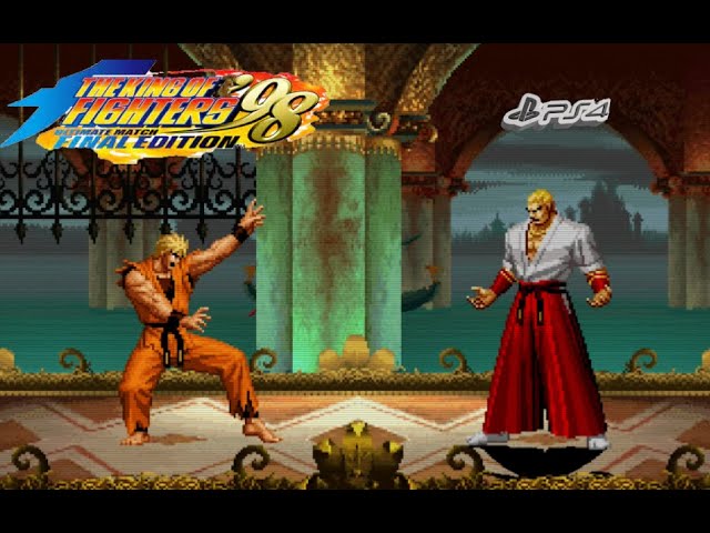 2D vs 3D - The King of Fighters '98 (PlayStation 2 vs PS2) Side by Side  Comparison - Dual Longplay 