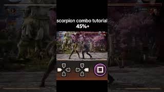 Scorpion combo tutorial 45%+ #mk1 #mk11 #mkx