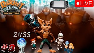 “Chill" Stream z jakże "Cudownej" Gry!!!Platynowanie Gry z PSP: Ratchet &amp; Clank Size Matters #3