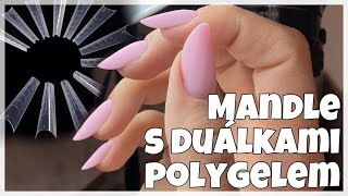 Dělám si nehty novým polygelem, zkouším nové postupy 💅🏻 | Salonní mandle | Kate Cosmetics