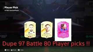 80 X 82 Player picks Dupe 97 🫢