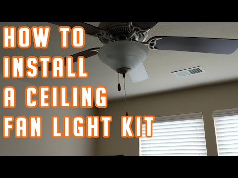How To Install A Ceiling Fan Light Kit