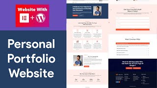 How to make a Portfolio WordPress Website with Elementor Free