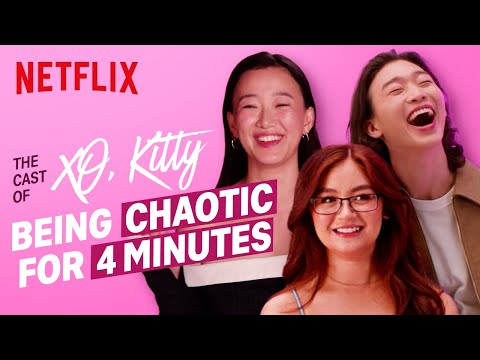 The Cast Of Xo, Kitty Being Chaotic For 4 Minutes | Netflix