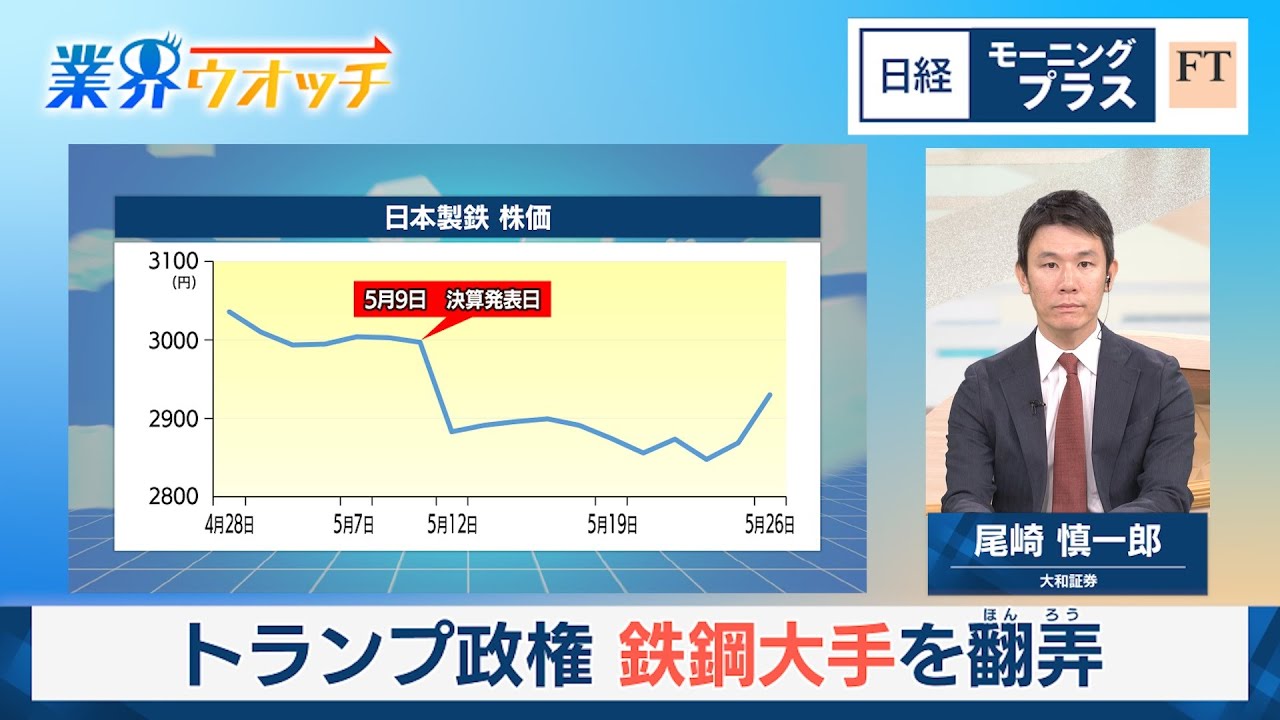 トランプ政権 鉄鋼大手を翻弄【日経モープラFT】 - YouTube