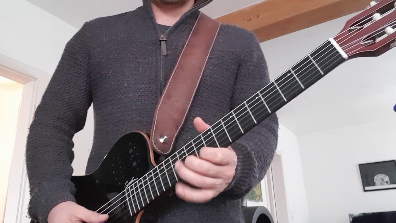 Testing my new Godin Acs Multiac slim