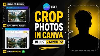 How to crop photos or images in Canva free of cost only just in 2 minutes