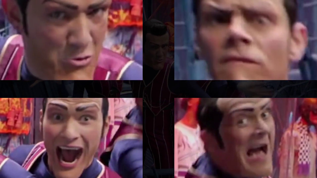 We Are Number One but zoomed in on everyone's faces