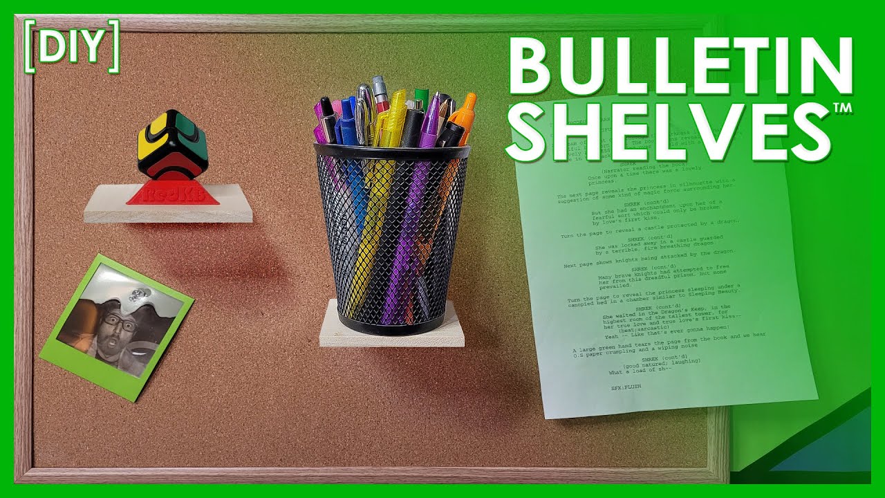 Bulletin Shelves™ Take Your Bulletin Board Into the 3rd Dimension
