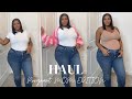 SKIMS TRY ON HAUL | FASHION HAUL PREGNANT MOM EDITION| GOOD AMERICAN JEANS REVIEW