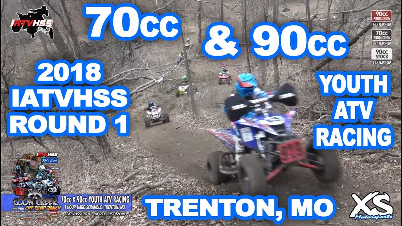 Youth 70cc & 90cc ATV Racing - Coon Creek 2018 IATVHSS Rd 1
