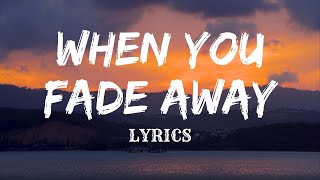 картинка: RF - WHEN YOU FADE AWAY (Официальный лирический клип) | Грустная песня о любви и потере кого-то