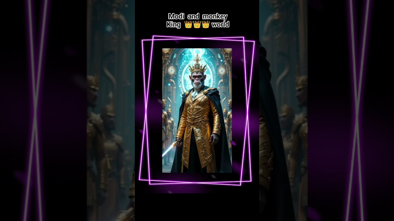 Modi and monkey 🐒 