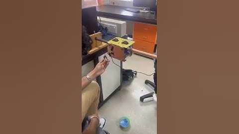 Rope climbing robot test run