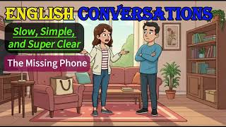 🗨️Simple English Conversation | The missing phone