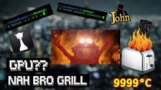 Cracking Hashes while my CPU becomes a Toaster | Hash Cracking tutorial |