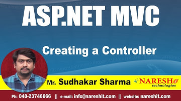 Een controller maken in ASP.NET MVC | asp.net MVC-zelfstudies | Door dhr. Sudhakar Sharma