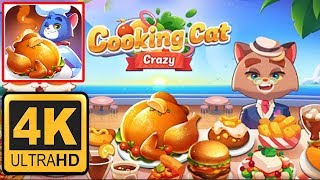 Cooking Cat Crazy : Tomcat Restaurant  Gameplay (Android/IOS) 2160p (4k) screenshot 2