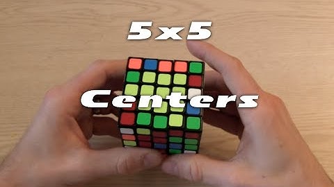 5x5 Beginner Tutorial Part 1 - Building Centers - reduction method